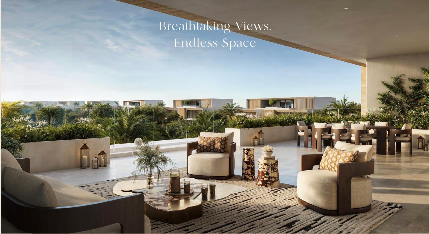 Terrace with breathtaking views